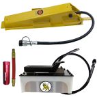 Dual Agricultural Hydraulic Bead Breaker Kit with 5 Quart Hydraulic Pump