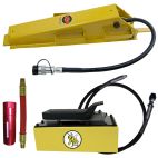 Dual Agricultural Hydraulic Bead Breaker Kit with 5 Quart Hydraulic Pump