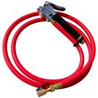 Clip-On Tire Inflator with 12 ft. Air Hose
