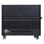 Hutch and 17 Drawer Roller Cabinet Combo