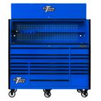 Hutch and 19 Drawer Roller Cabinet Combo