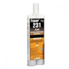 Fusor 231 Sound Dampening Material (Slow) Repair Adhesive, 7.1 oz Cartridge, Black, Paste, 24 hr Curing