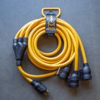 FIRMAN, 1105, POWER CORD,  L5-30P TO 3x5-20R, 25FT, 10G