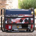 FIRMAN, P03618, PORTABLE GENERATOR, 4550W/3650W, RECOIL START, GASOLINE, AMERICAN FLAG DESIGN