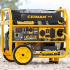 FIRMAN, P03617, PORTABLE GENERATOR, 4550W/3650W, REMOTE START WITH WHEEL KIT, 120V/240V, GASOLINE