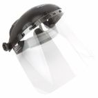 Forney 58605, Face Shield with Ratchet-Type Headgear, Clear