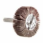 Forney 60187, Flap Wheel, Shank Mounted, 1-1/2 in x 1/2 in