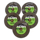 Forney 71601, Quick Change Sanding Disc, 36 Grit, 2 in (5-pack of Forney 71743)