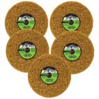 Forney 71608, Quick Change Surface Prep Pad, Coarse Grit, 3 in (5-Pack of Forney 71912)