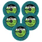 Forney 71609, Quick Change Surface Prep Pad, Fine Grit, 2 in (5-Pack of Forney 71916)
