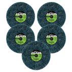 Forney 71610, Quick Change Surface Prep Pad, Fine Grit, 3 in (5-Pack of Forney 71917)