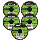 Forney 71614, Quick Change Flap Disc, 80 Grit, 2 in (5-Pack of Forney 71979)