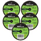 Forney 71615, Quick Change Flap Disc, 36 Grit, 3 in (5-Pack of Forney 71981)