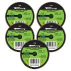 Forney 71616, Quick Change Flap Disc, 80 Grit, 3 in (5-Pack of Forney 71983)