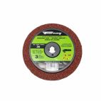 Forney 71668, Resin Fibre Sanding Disc, Aluminum Oxide, 4-1/2 in x 7/8 in Arbor, 36 Grit