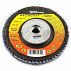 Forney 71930, Flap Disc, Type 29, 4-1/2 in x 5/8 in-11, ZA36