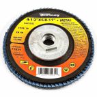 Forney 71931, Flap Disc, Type 29, 4-1/2 in x 5/8 in-11, ZA60