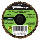 Forney 71978, Quick Change Flap Disc, 36 Grit, 2 in