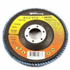 Forney 71987, Flap Disc, Type 29, 4-1/2 in x 7/8 in, ZA80