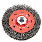 Forney 72788, Wire Wheel, Crimped, 4 in x .012 in x 5/8 in-11 Arbor