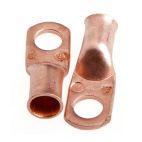 Forney 60092, Lug for Number 4 Cable, 5/16 in Stud, Premium Copper