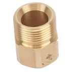 Forney 75116, Screw Nipple, M22M x 3/8 in FNPT