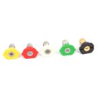 Forney 75148, Soap Nozzle, 0, 15, 25, 40 Degree x 4.0 mm, 5-Pack