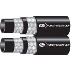Hydraulic Hose - 8CM2TDL-XTFXCTN - CM2TDL MegaFlex Connected Twin-Line 2-Wire Braid Hose