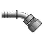 Hydraulic Coupling - Stainless Steel Braid - 4B-4FJSX45S-SS