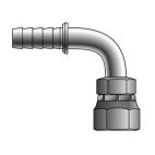 Hydraulic Coupling - Stainless Steel Braid - 12B-12FJX90M-SS