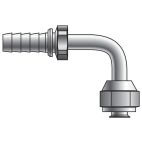 Hydraulic Coupling - Stainless Steel Braid - 16B-16FJX90M-SS