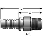 Hydraulic Coupling - GlobalSpiral - 12GS-12MP