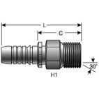 Hydraulic Coupling - GlobalSpiral - 6GS-6MBSPP