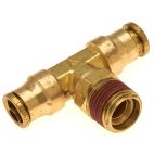 Industrial SureLok Brass Fitting - 4SLI-4SLI-4MPX