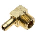 Brass Adapter - Mini-Barbed Tube (Brass) - 4MBT-1MP90