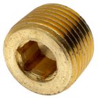 Brass Pipe Adapter - 6MPB-PLUG HK HEAD