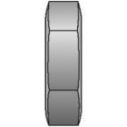 Locknut for Bulkhead Fitting - 8LN-SH
