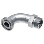 Hydraulic Coupling - Flange Fitting  - SAE to SAE - 20FL4K-20MFFOR90