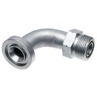 Hydraulic Coupling - Flange Fitting  - SAE to SAE - 20FLH6K-20MFFOR90