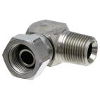 Hydraulic Adapter - British to SAE - 4FBSPPX-4MP90