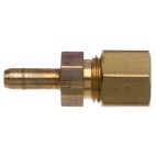 Brass Adapter Mini-Barbed Tube (Brass) - 4MBT-4MFA