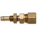 Brass Adapter Mini-Barbed Tube (Brass) - 6MBT-6MFA-BKHD