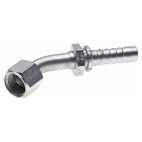 Hydraulic Coupling - Stainless Steel Braid - 16B-16FJX45S-SS