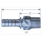 Hydraulic Coupling - Power Crimp - 16-16MP
