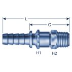 Hydraulic Coupling - Power Crimp - 3C2-3MIX