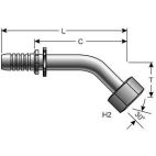 Hydraulic Coupling - GlobalSpiral - 6GS-6FBSPORX45