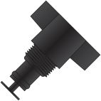 Plastic Drain Cock - Chrysler Wide Opening - PDC-Chrysler WO