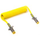 Trailer Connector Coiled Cables / Cord Assy - H/D Truck ISO Cable 7 GROTE