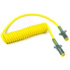 Trailer Connector Coiled Cables / Cord Assy - H/D Truck ISO Cable 7 GROTE