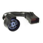 Trailer Wiring Harness Adapter - Tow Vehicle Rectangular To Round Adapter GROTE